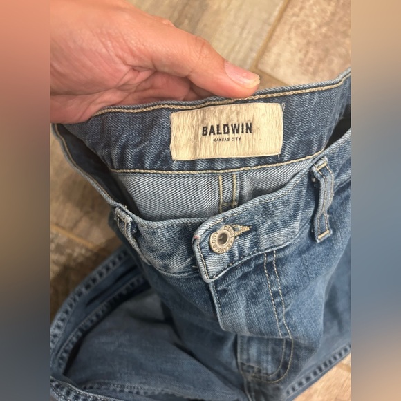 Baldwin Jeans Kansas City Poppy high rise crop 25 - Picture 2 of 8